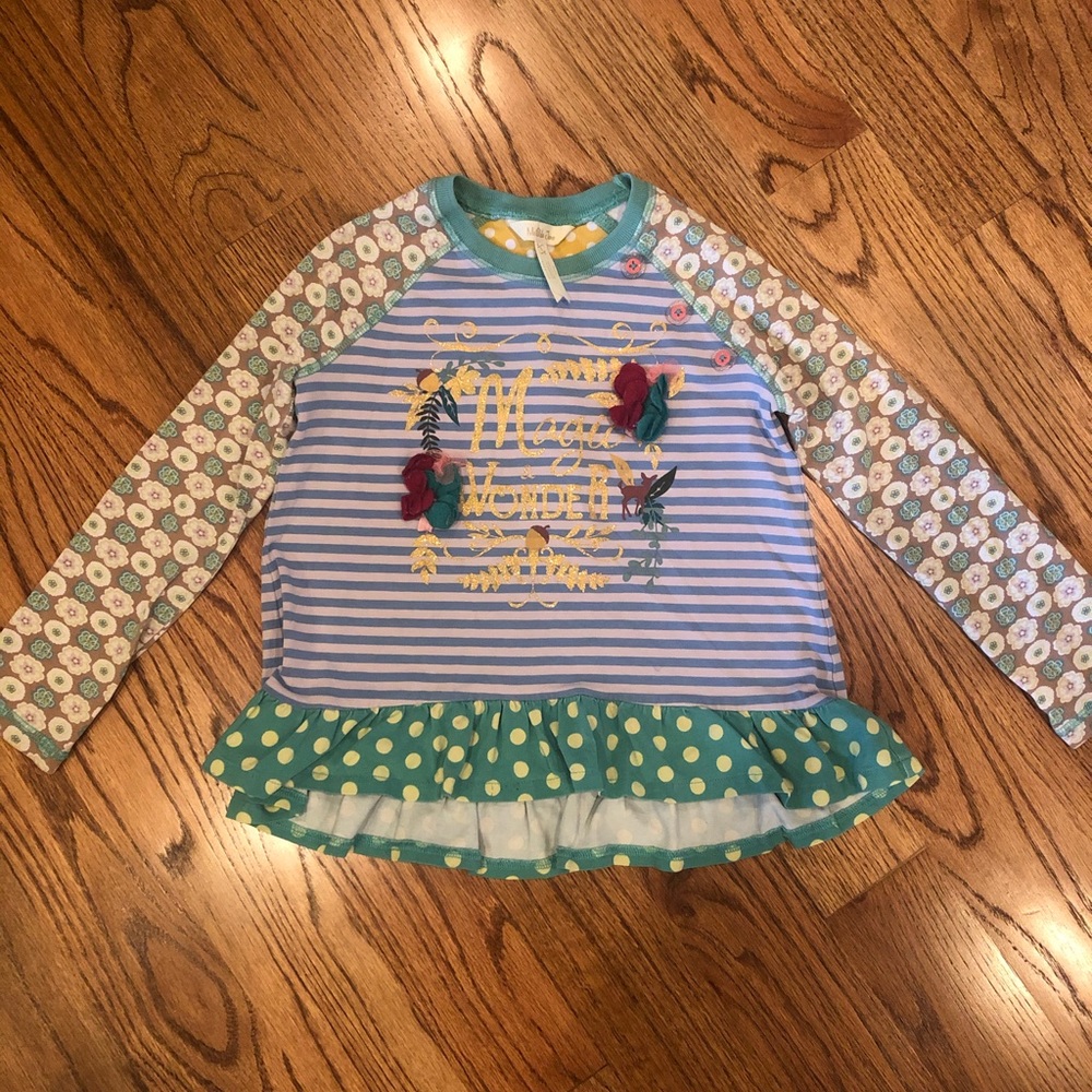 Matilda Jane long-sleeves top.  Size 6